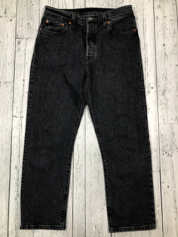 Levi’s black wide leg jeans - Hers M/29x26