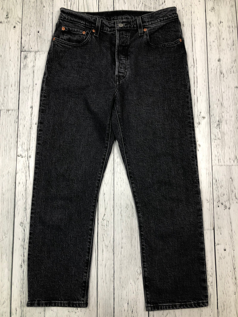 Levi’s black wide leg jeans - Hers M/29x26