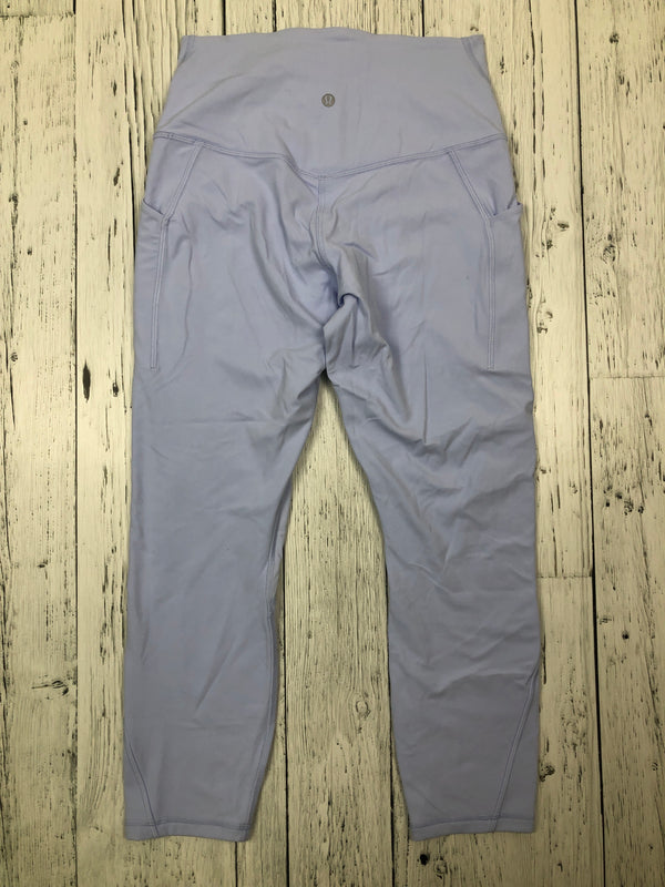 lululemon blue leggings - Hers M/8