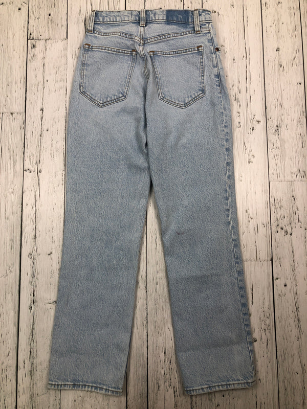 Abercrombie&Fitch blue 90s straight ultra high rise jeans - Hers XXS