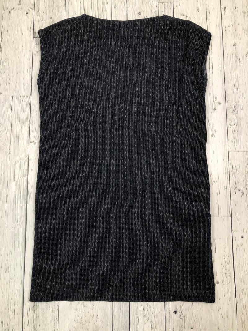 Eileen Fisher black patterned dress - Hers XS
