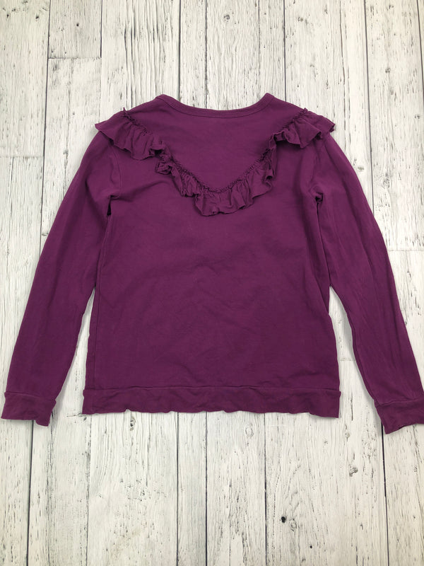 Tea purple long sleeve shirt - Girls 14