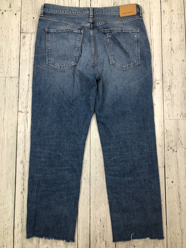 Citizens of Humanity blue daphne crop distressed jeans - Hers M/30