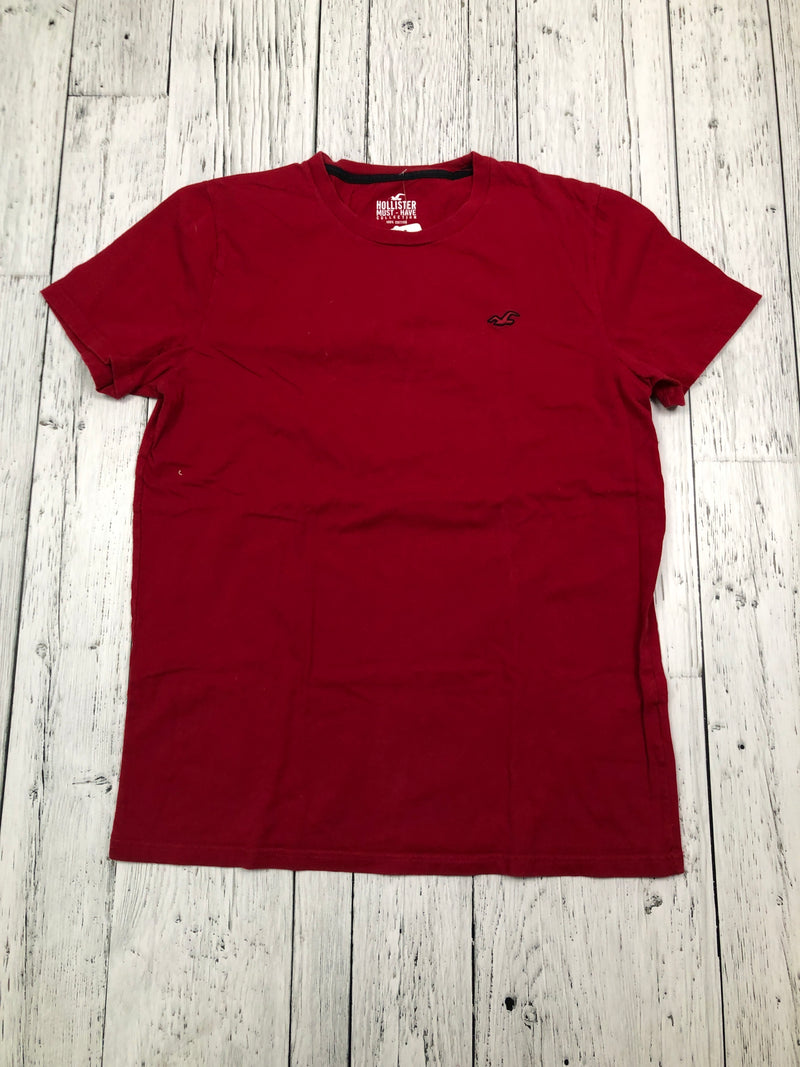 Hollister red t shirt His M