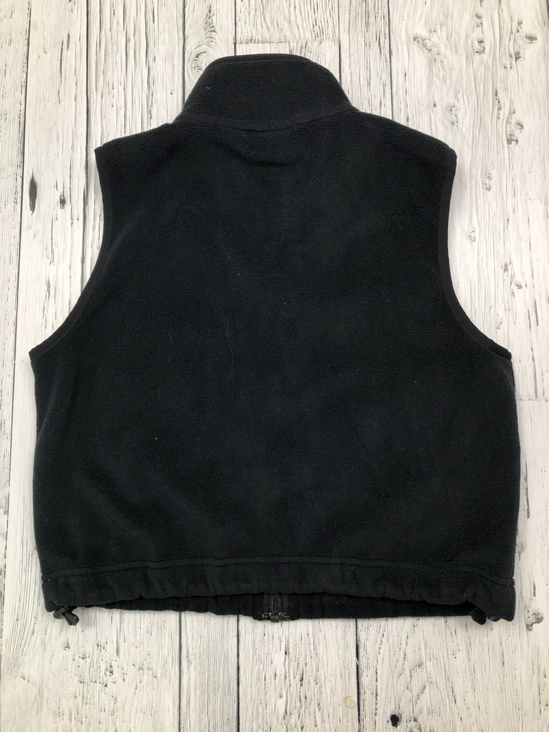 Tna Aritzia black cropped fleece vest - Hers XXS