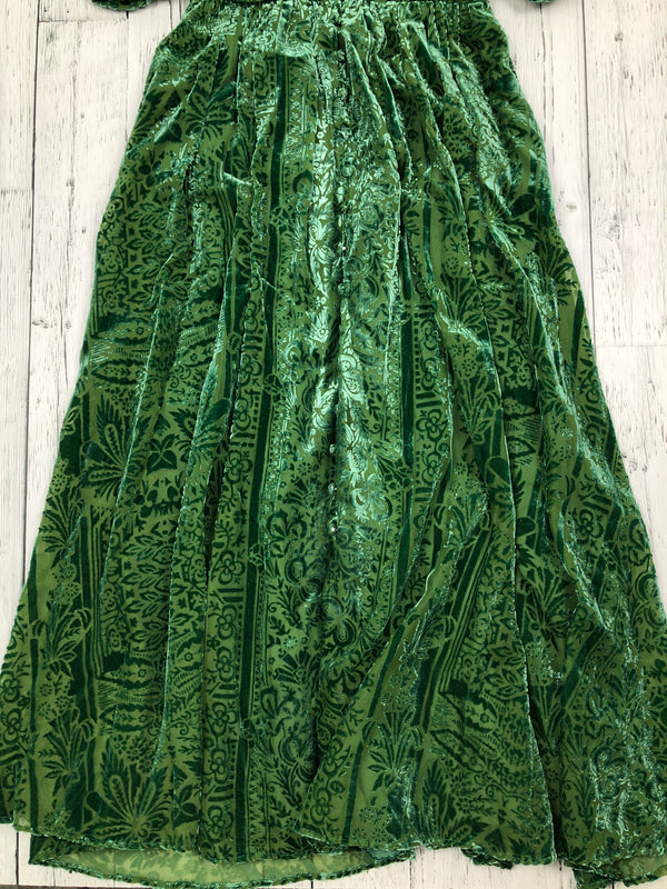 Anthropologie green patterned dress - Hers XS/0