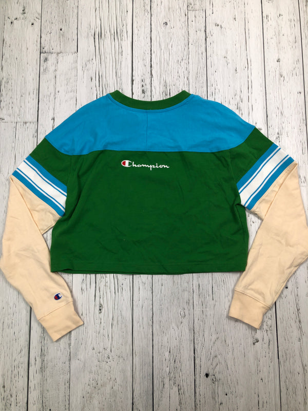 Champion green blue shirt - Hers S