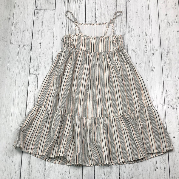 Zara black white striped dress - Girls 8