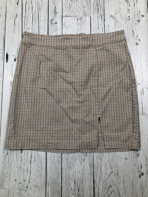 Garage beige patterned skirt - Hers M