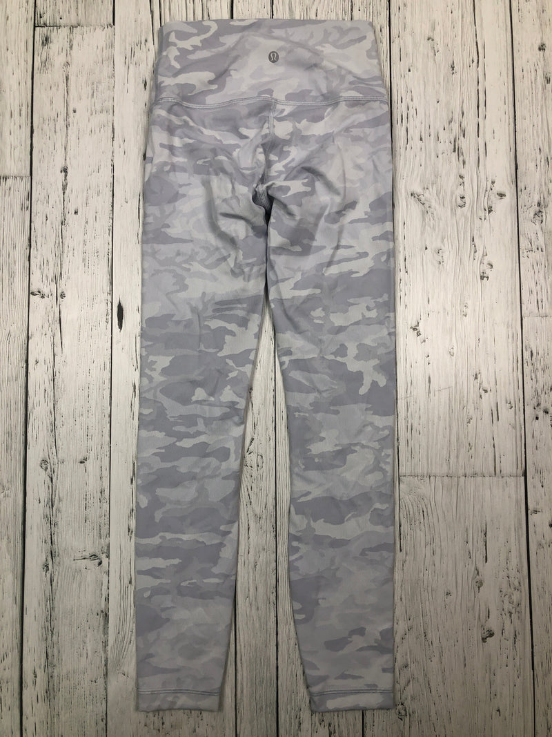 lululemon purple white camo leggings - Hers S/4