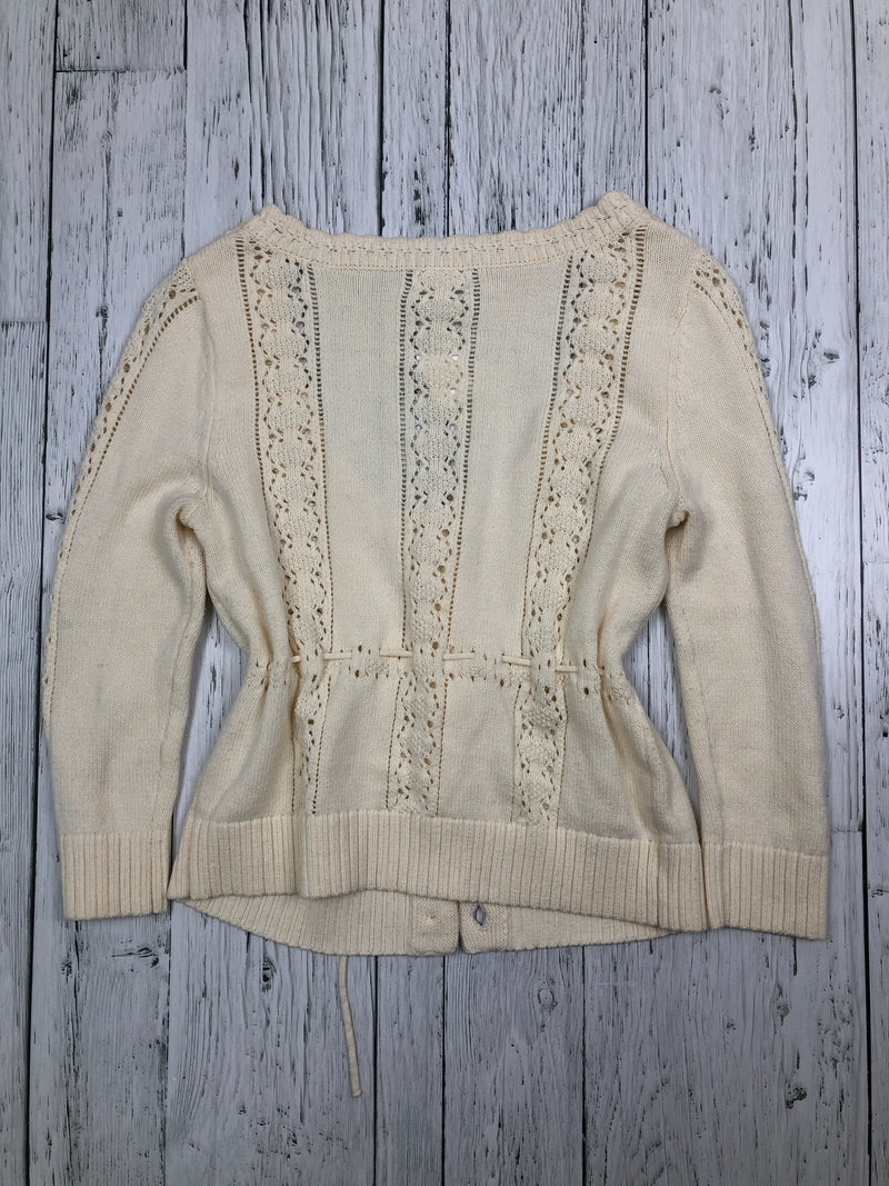 LPA white patterned sweater - Hers M