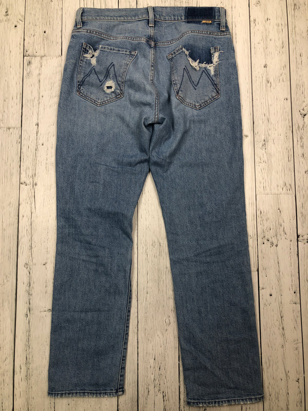 Mother superior high waisted hiker hover blue jeans - Hers M/29