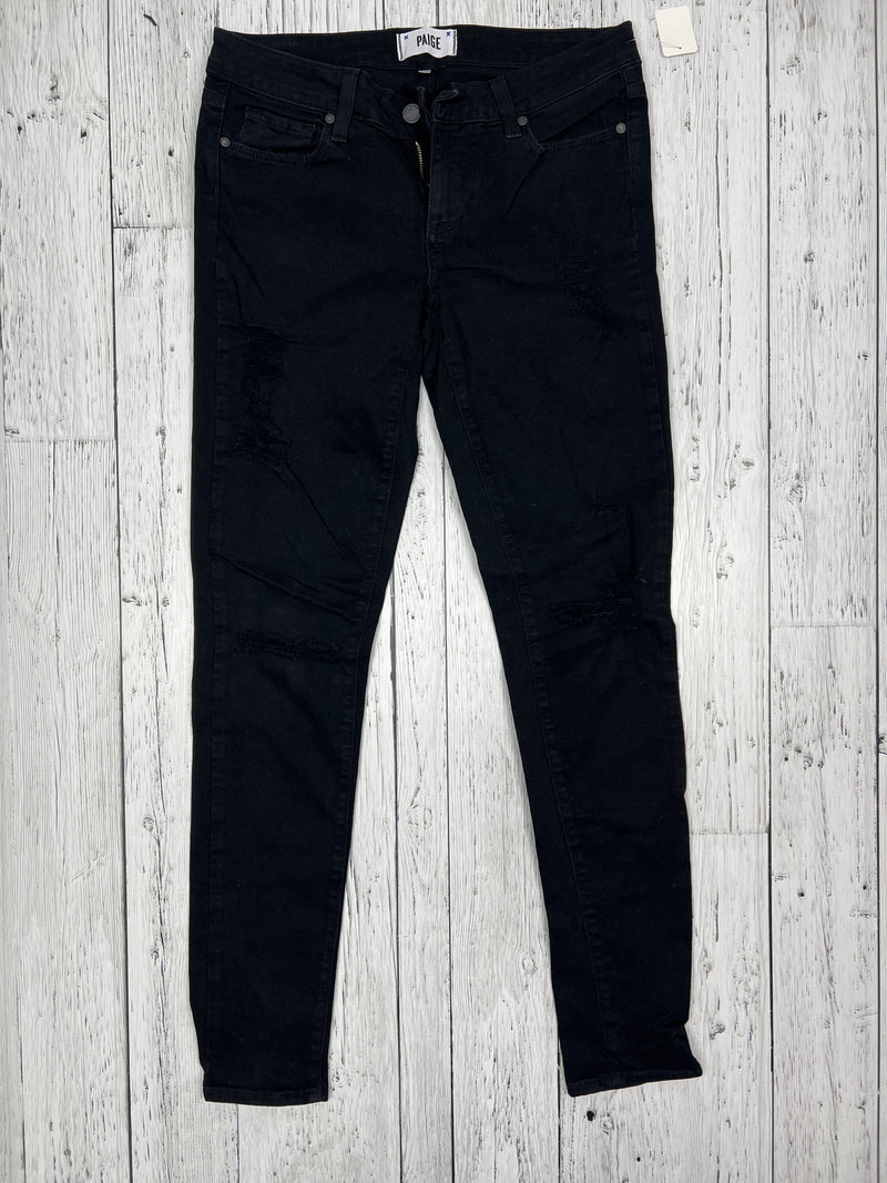 Paige verdugo ultra skinny black denim jeans Hers M/28