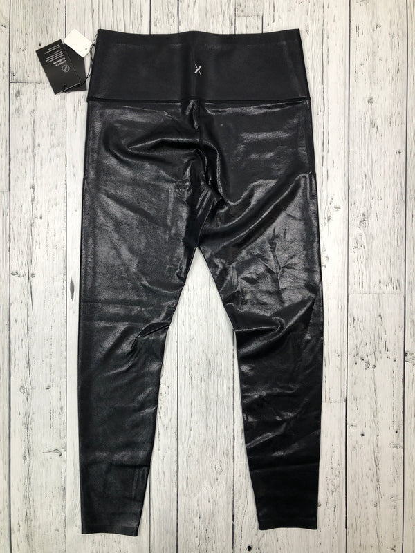 Knix black leather leggings - Hers L