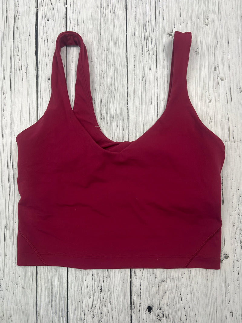 lululemon burgundy tank top - Hers S/4