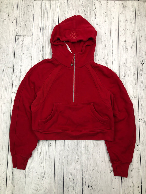 lululemon red zip up hoodie - Hers XS/S
