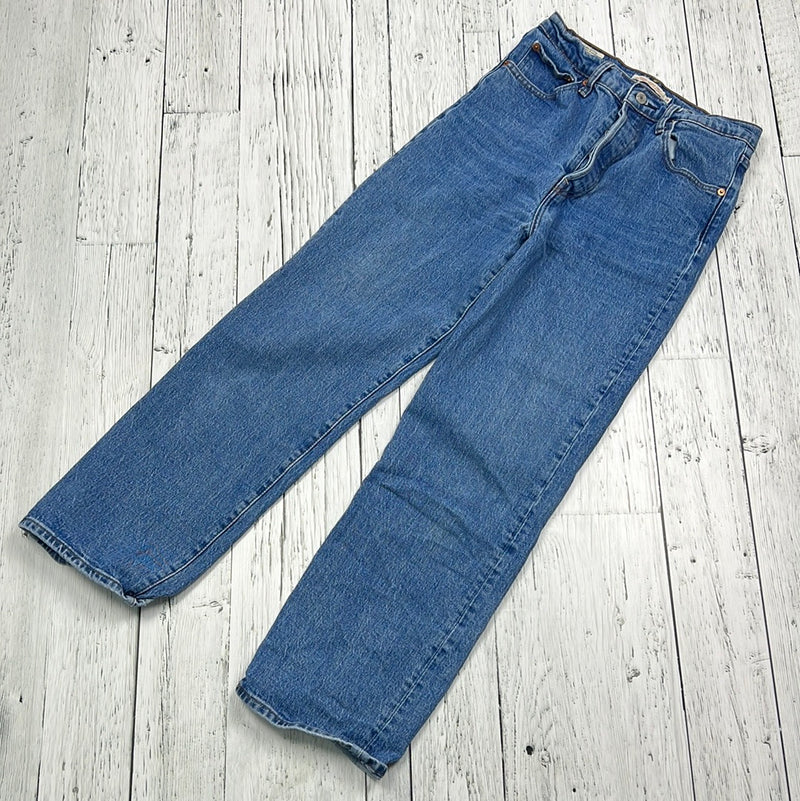 Levi’s blue straight ankle jeans - Hers S/28