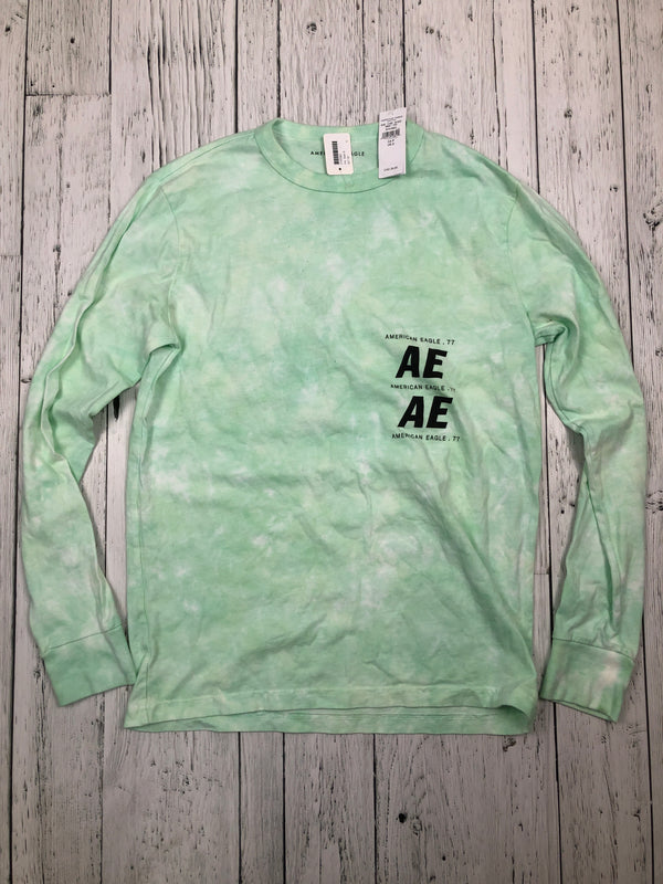 American eagle green long sleeve - His S