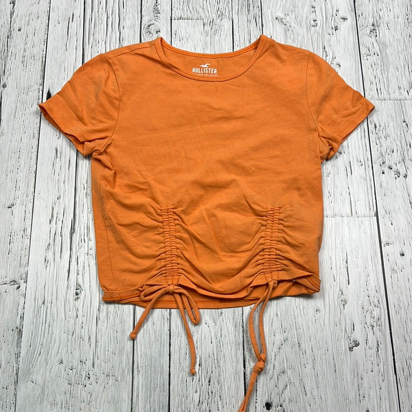 Hollister orange cropped t-shirt - Hers S