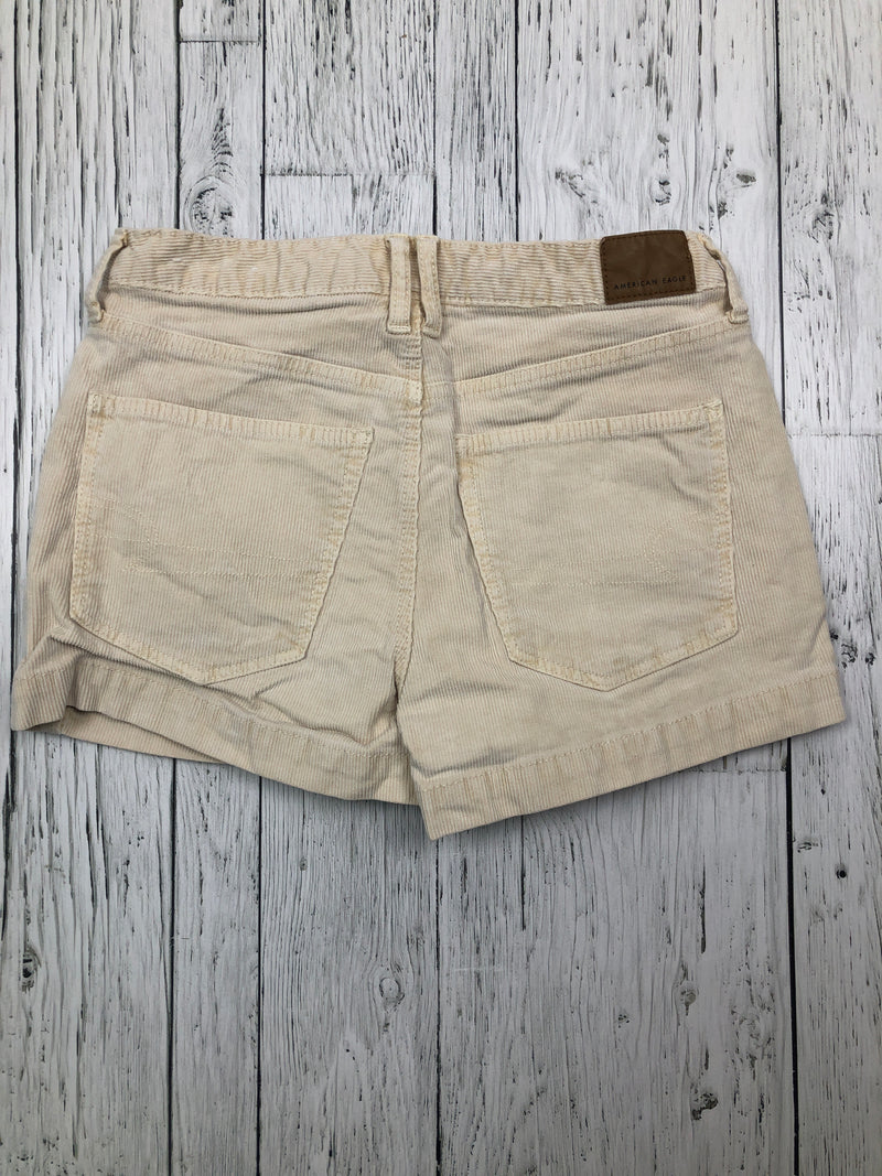 American Eagle beige corduroy shorts - Hers S/4