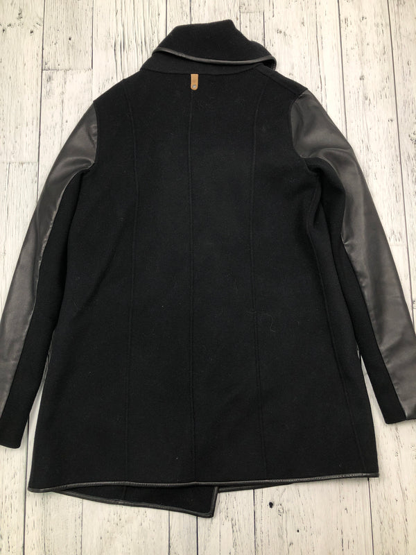 Mackage black leather jacket - Hers M
