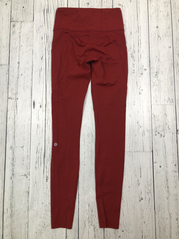 lululemon red leggings - Hers S/4