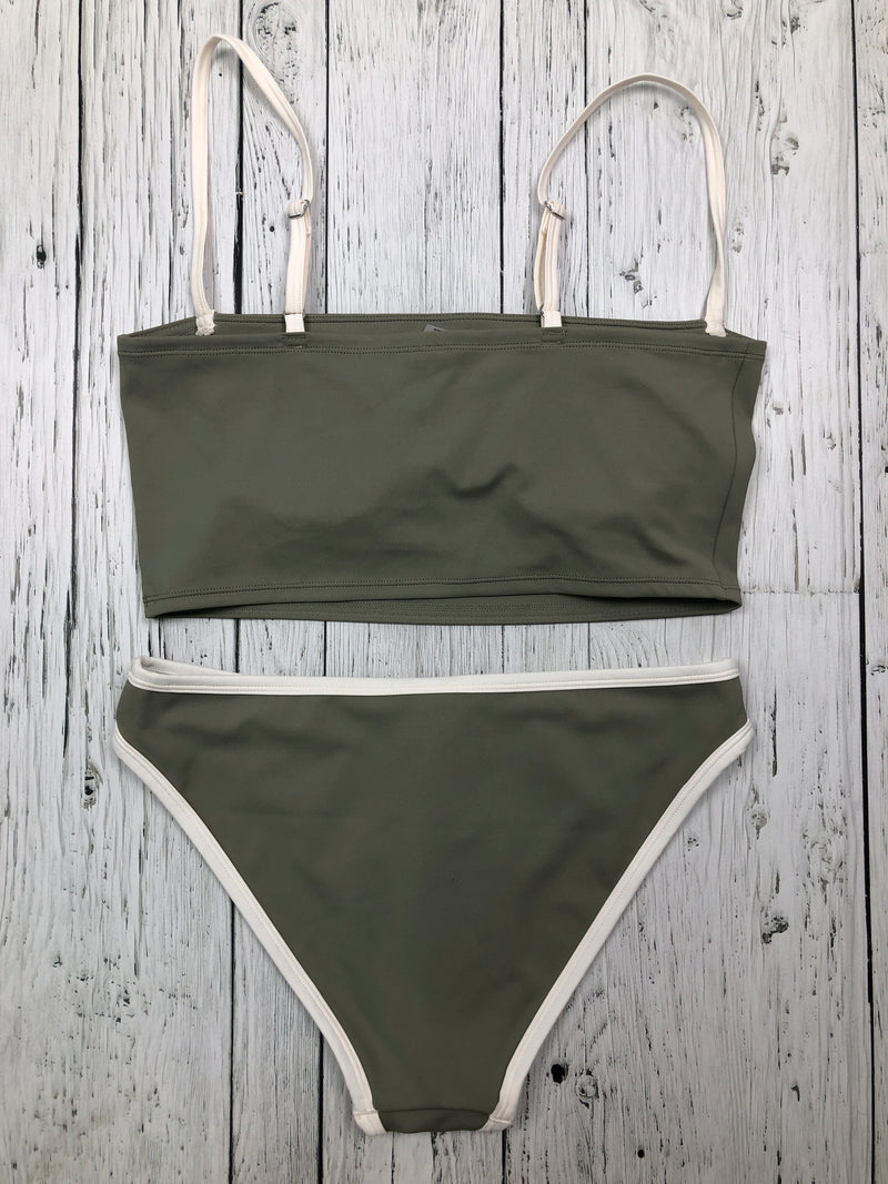 Oak+Fort green white bikini - Hers M