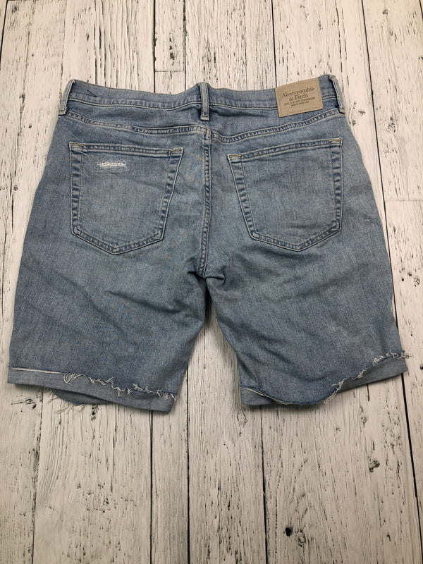 Abercrombie&Fitch distressed blue denim shorts - His M/32