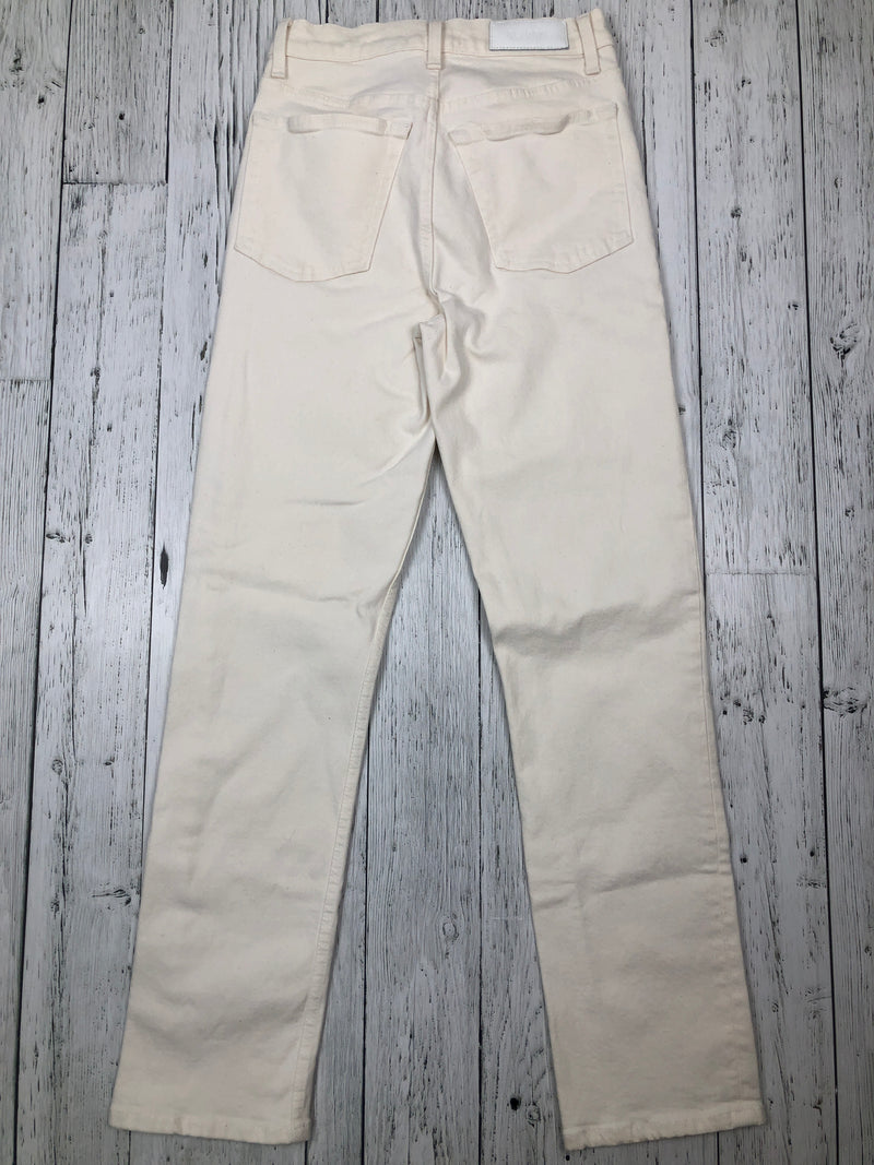 Re/Done white straight jeans - Hers S/26