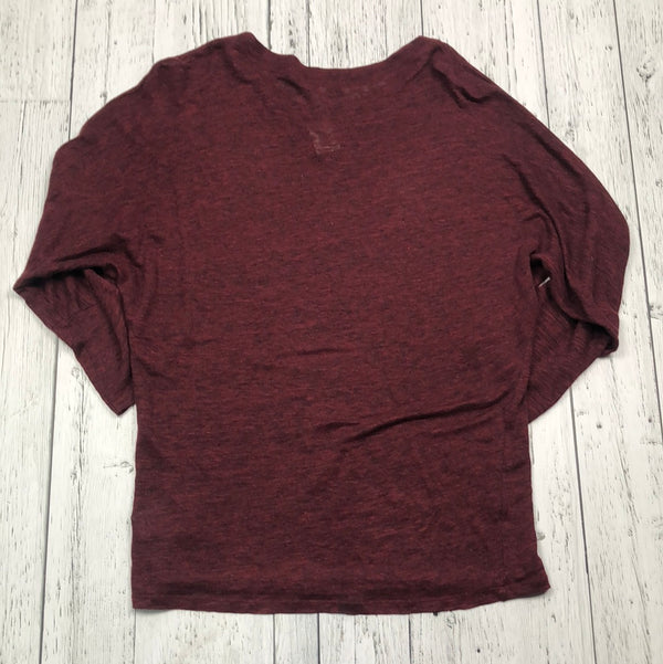 IRO burgundy shirt - Hers M