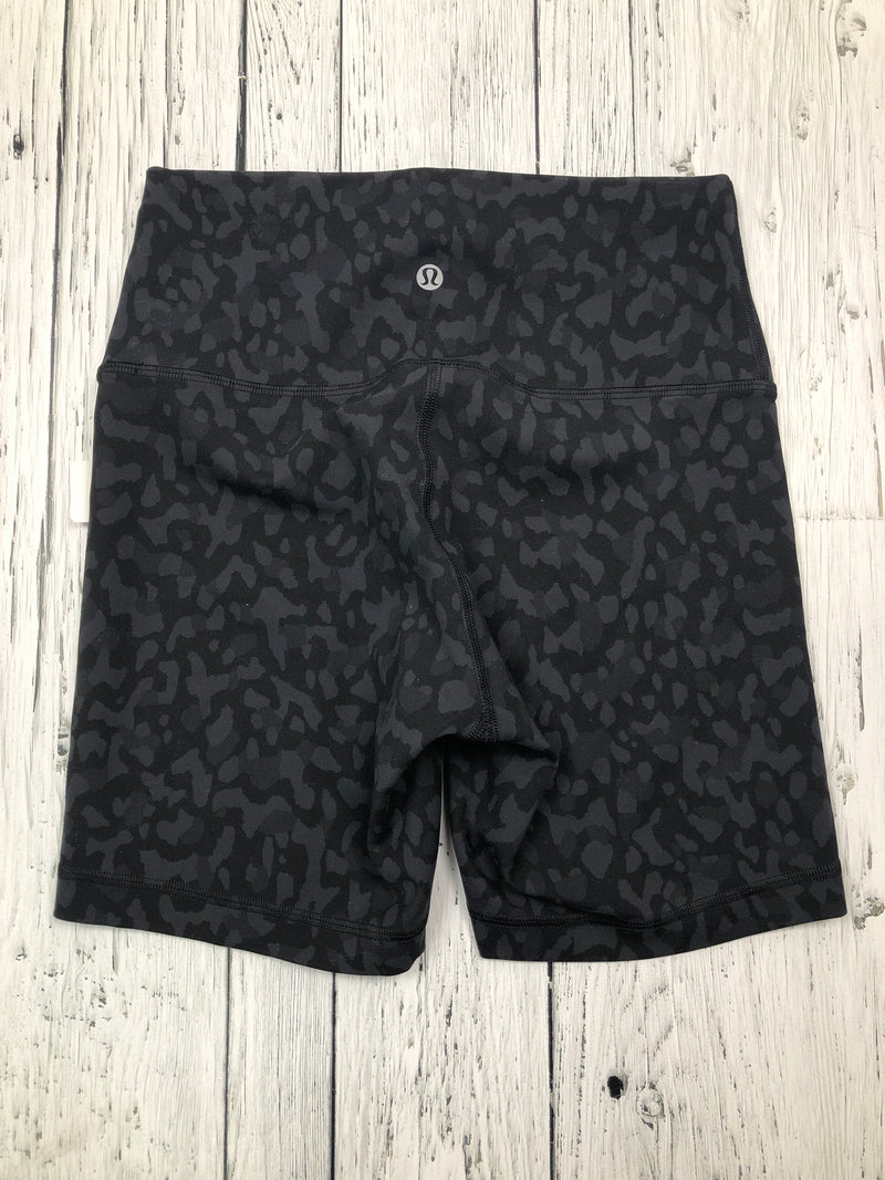 lululemon black patterned shorts - Hers S/6