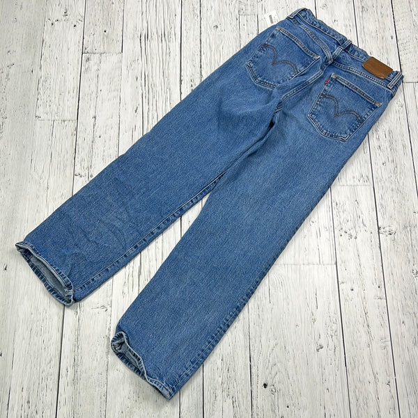 Levi’s blue straight ankle jeans - Hers S/28