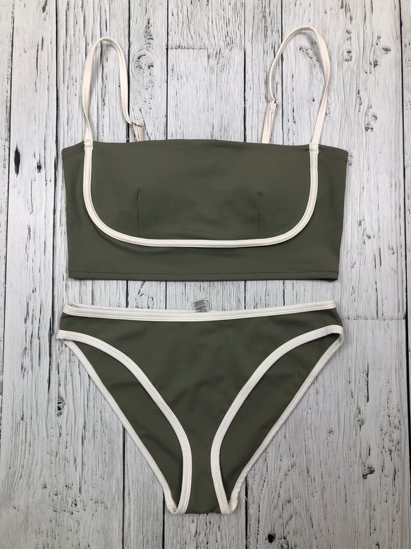 Oak+Fort green white bikini - Hers M