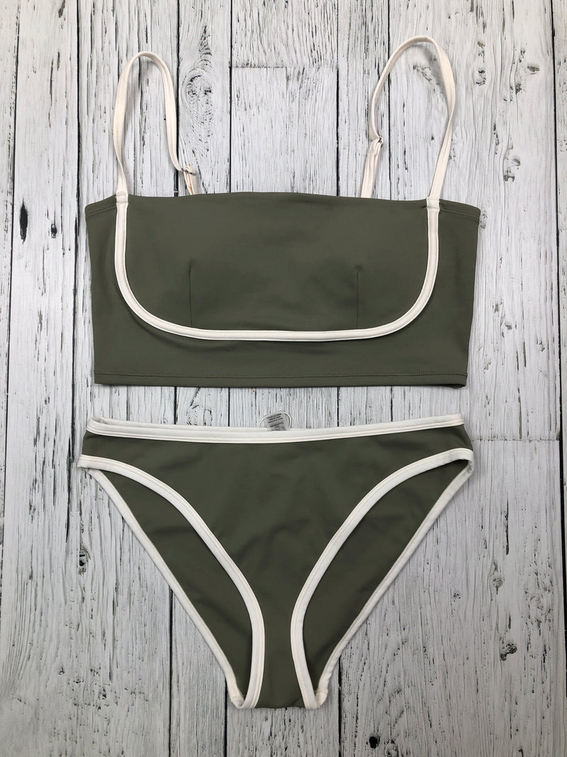 Oak+Fort green white bikini - Hers M
