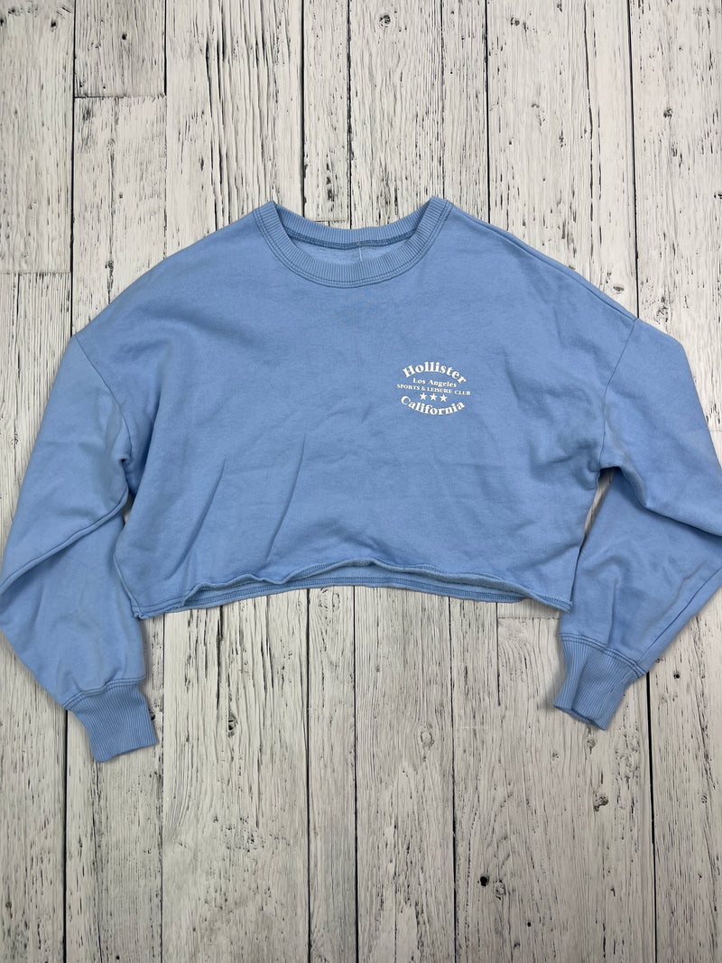 Hollister blue cropped sweater - Hers XXS