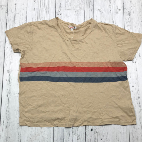 Sundry beige striped t-shirt - Hers S/1