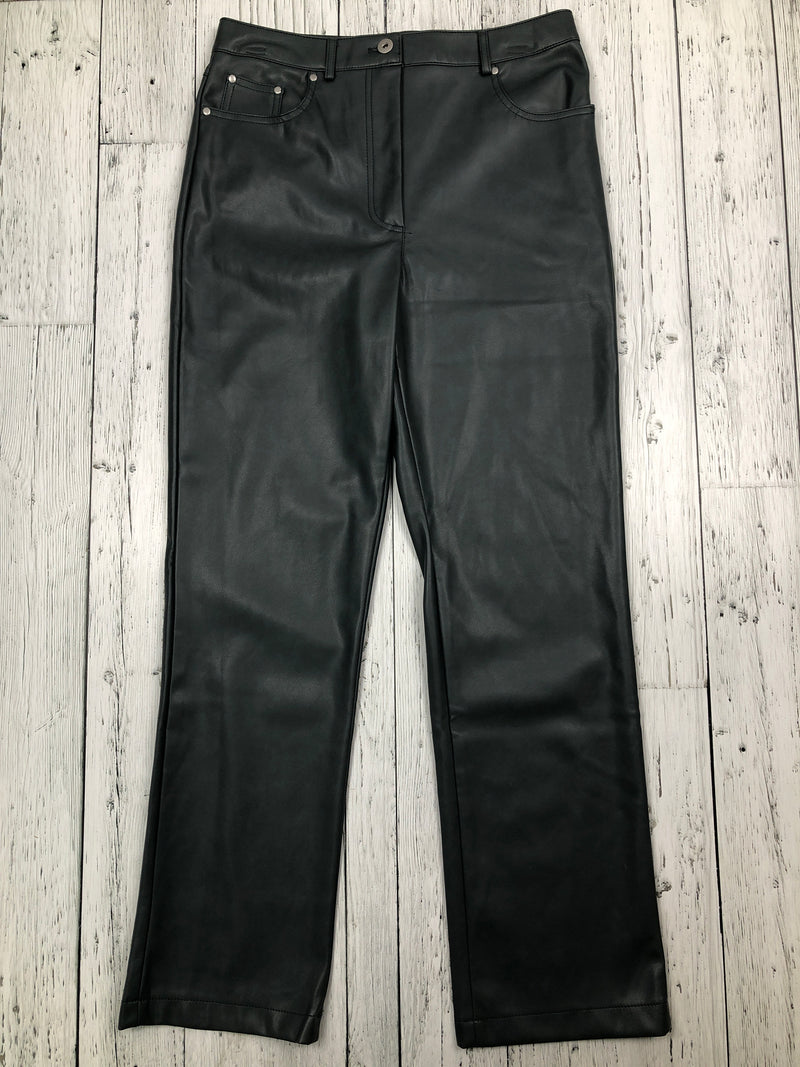 For all 7 mankind grey leather pants - Hers M