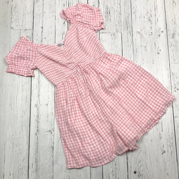 Hollister pink white patterned romper - Hers XS
