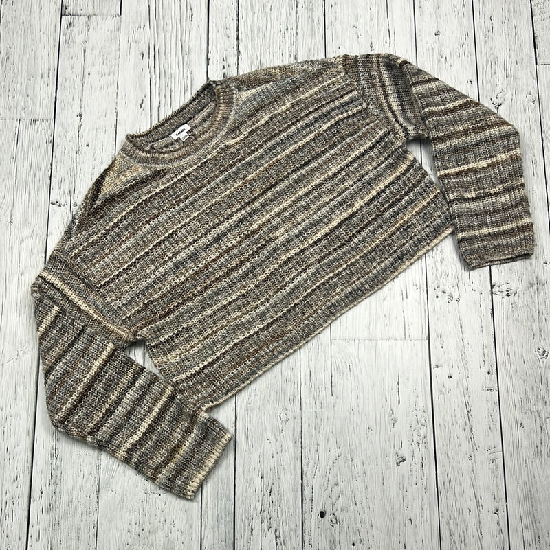Garage brown striped sweater - Hers XS