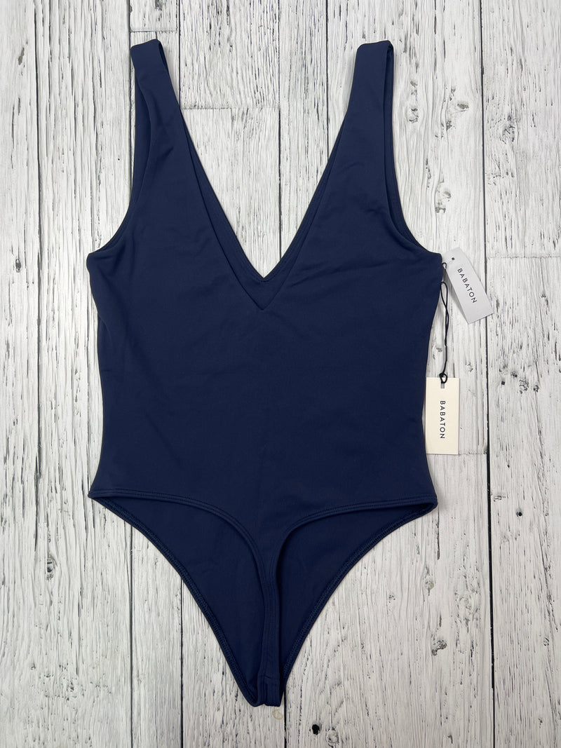 Babaton Aritzia navy blue bodysuit - Hers M