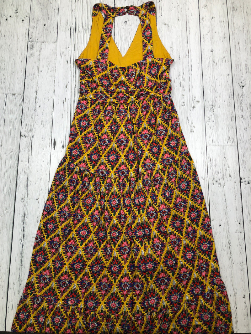 Maeve yellow pink patterned dress - Hers S