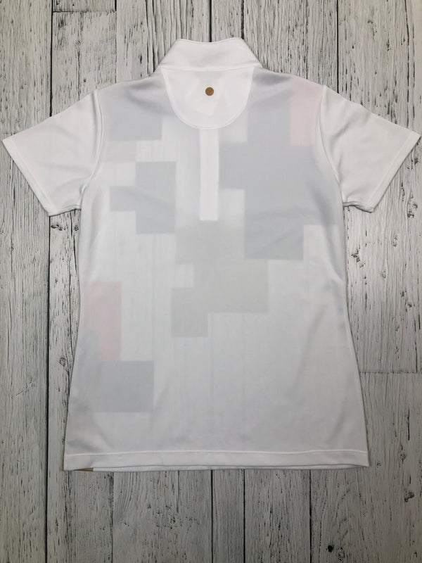 EP white black patterned golf shirt - Hers S