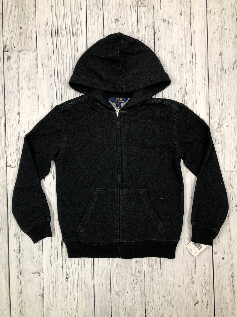 Polo Ralph Lauren black zip up hoodie - Boys 7