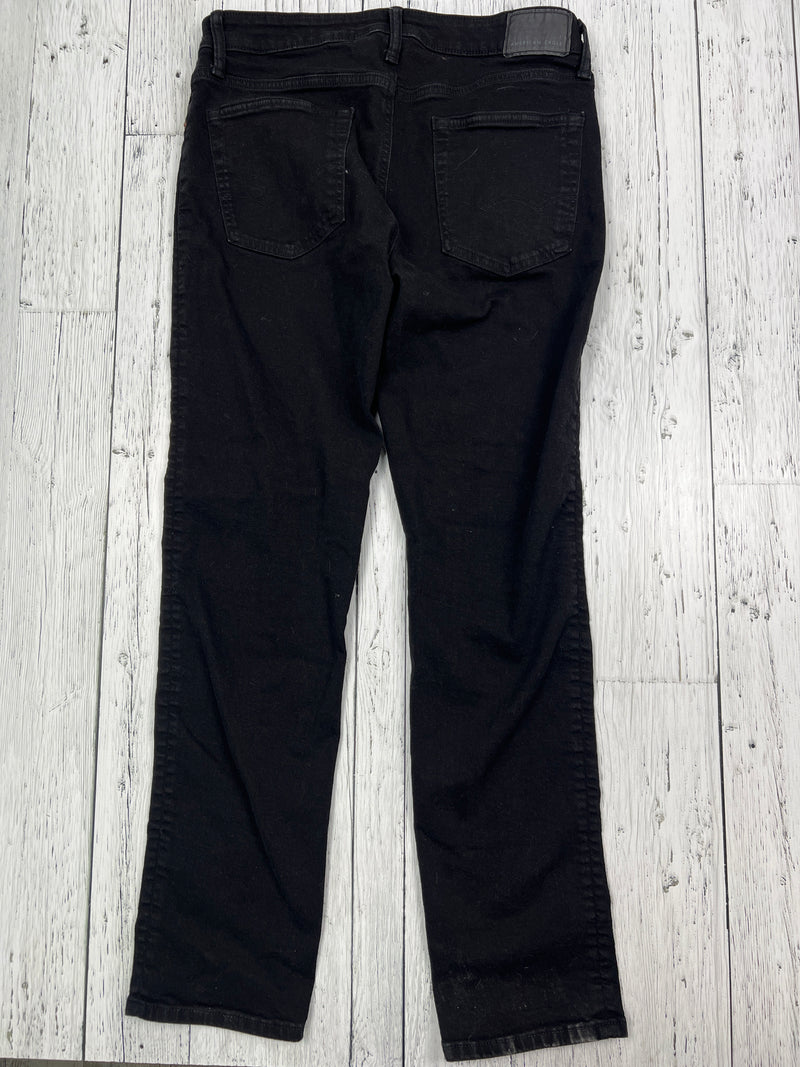 American Eagle black slim straight jeans - His M(33x32)