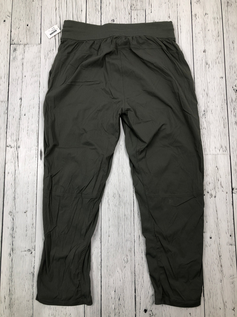 lululemon green track pants - Hers M/8