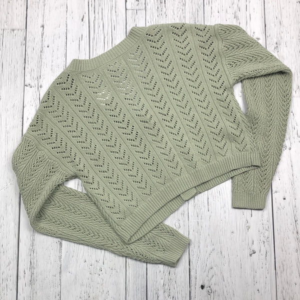 Hollister green knitted sweater - Hers S