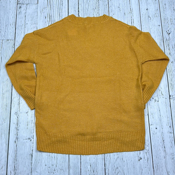 Garage Yellow Knit Sweater - Hers S
