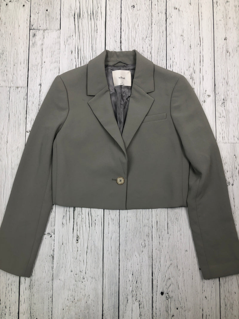 Wilfred Aritzia cropped grey blazer - Hers S