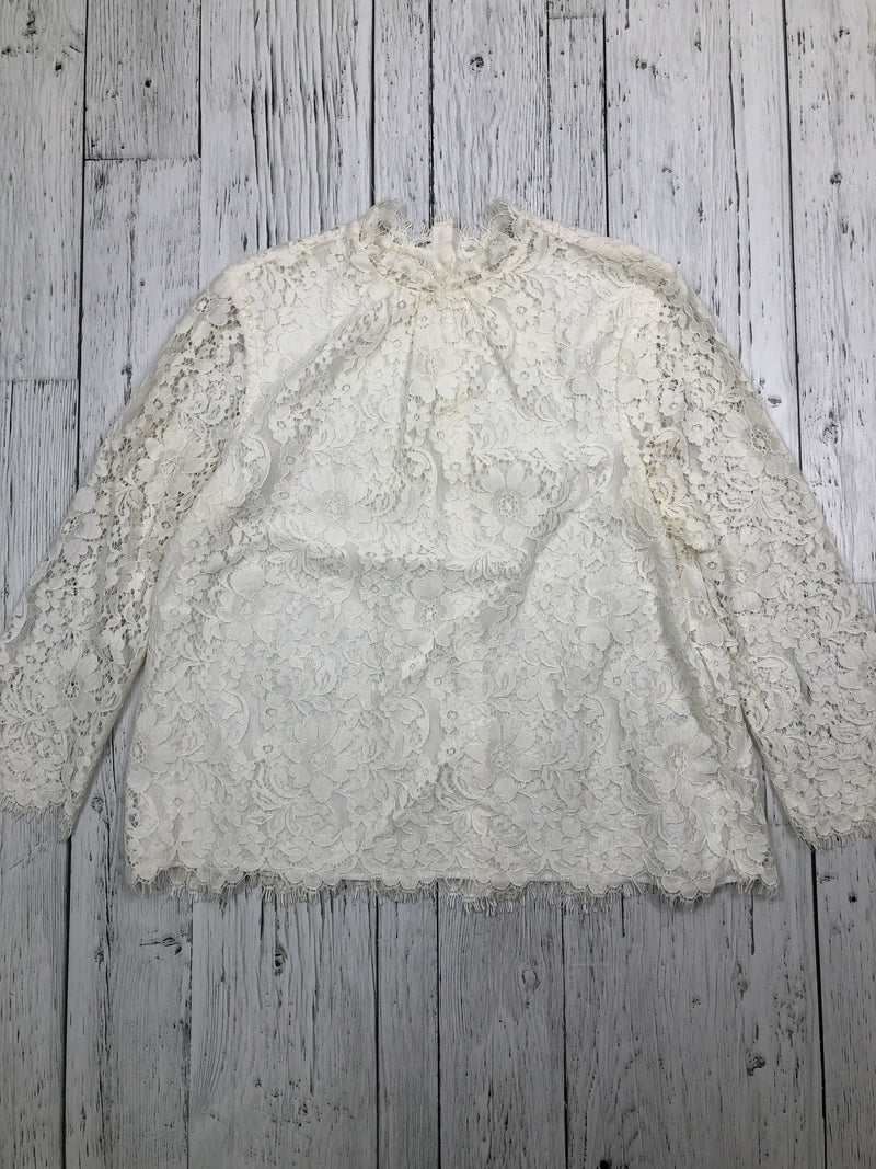 Joie white lace shirt - Hers XS