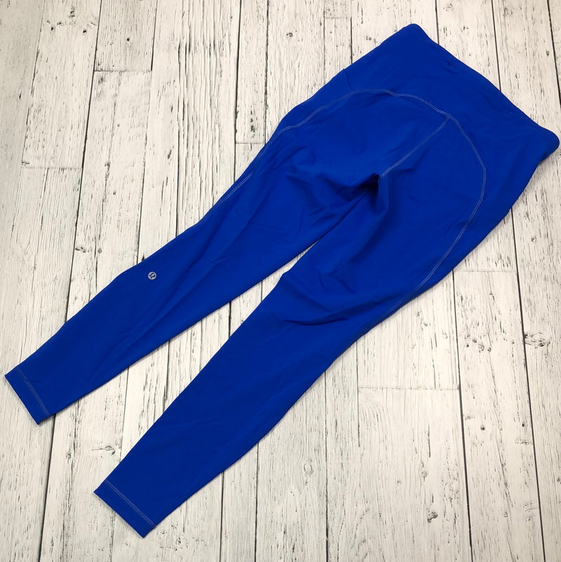 lululemon blue leggings - Hers M/8